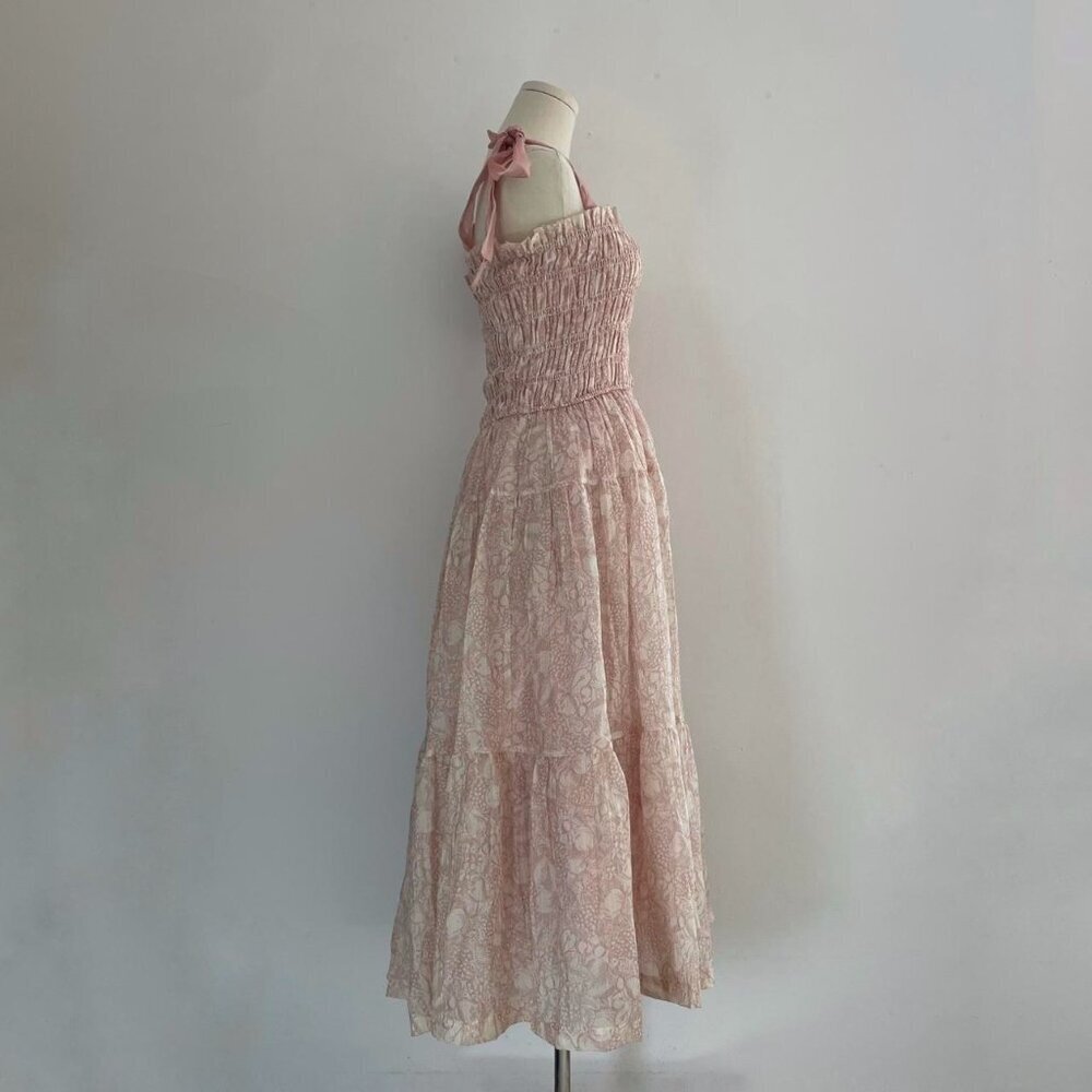 En Saison Geraldine Maxi Dress in Natural Pink | Women’s Size Small - Picture 2 of 6